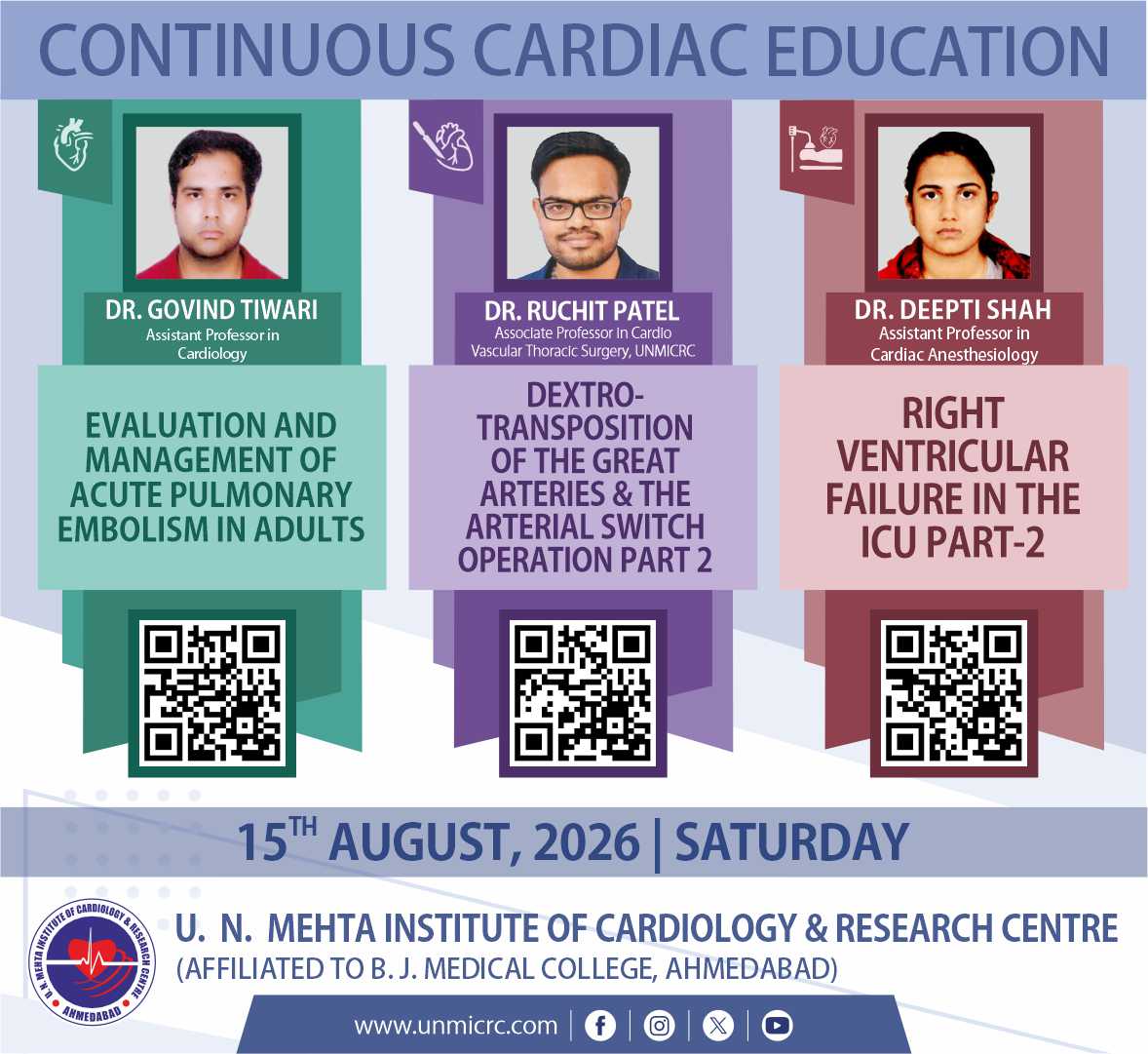 CONTINUOUS CARDIAC EDUCATION 15.08.2026