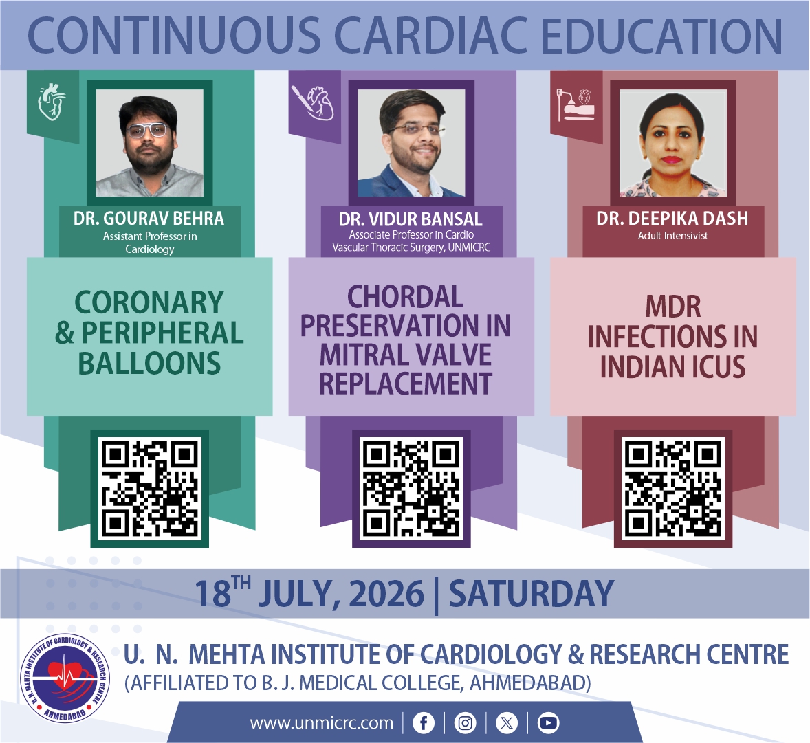 CONTINUOUS CARDIAC EDUCATION 18.07.2026