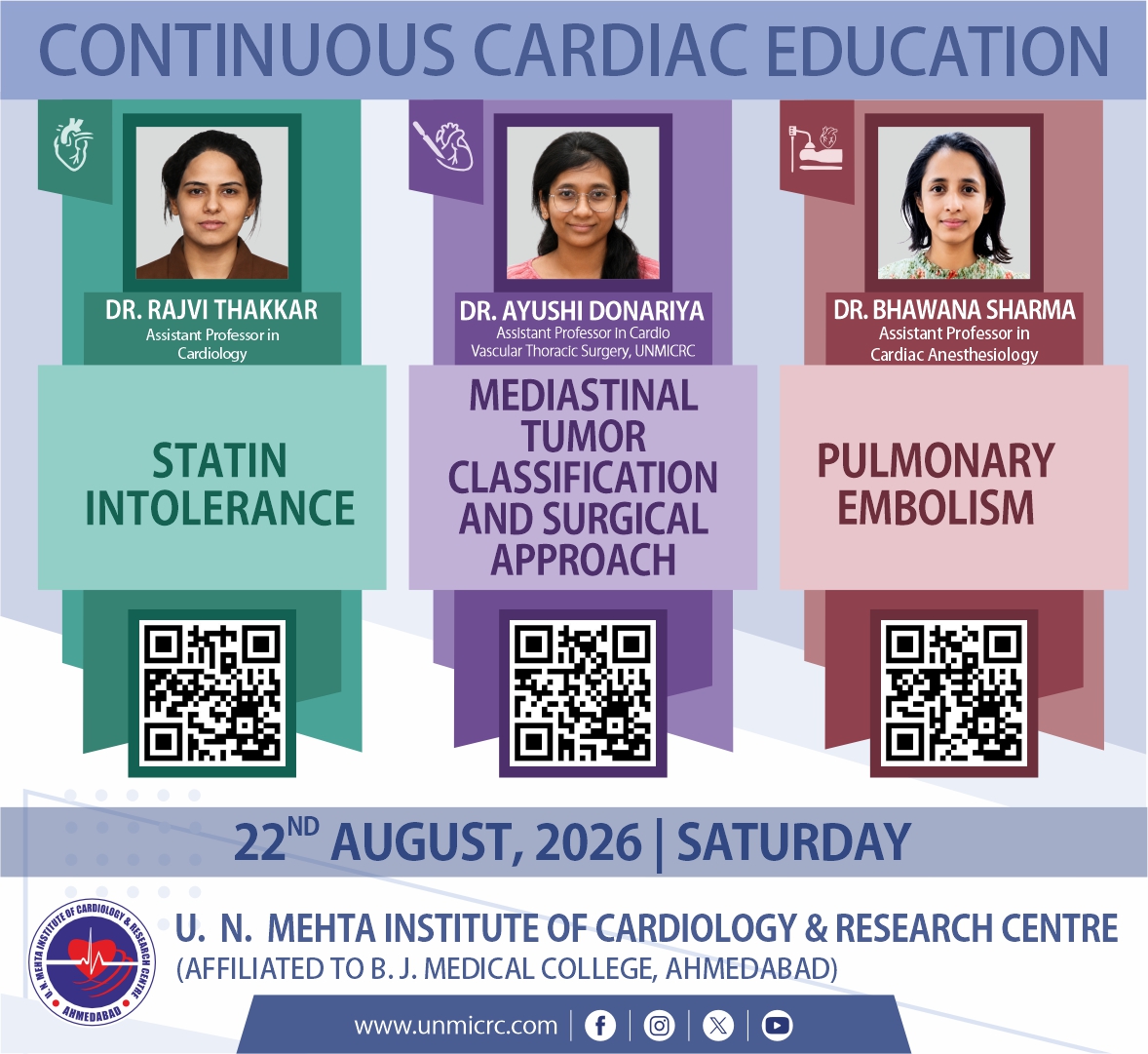 CONTINUOUS CARDIAC EDUCATION 22.08.2026
