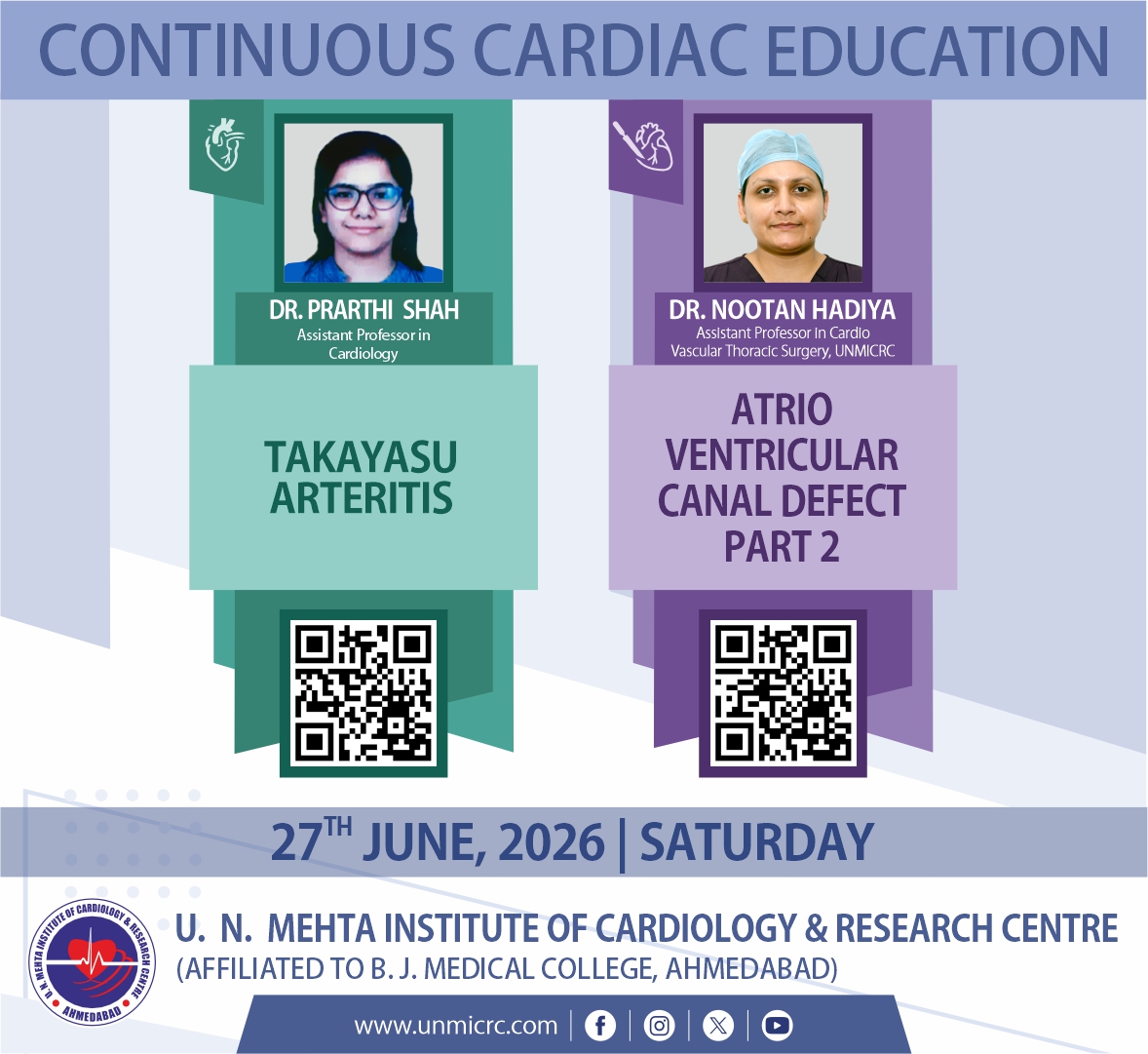 CONTINUOUS CARDIAC EDUCATION 27.06.2026